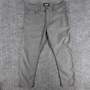 Revtown Sharp Decade Denim Mens Charcoal Grey Jeans W36 L30 Cotton Blend